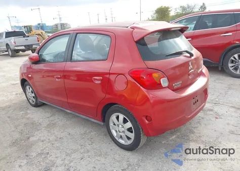 2014 Mitsubishi Mirage Es z USA, uszkodzony, nr VIN ML32A4HJXEH023873